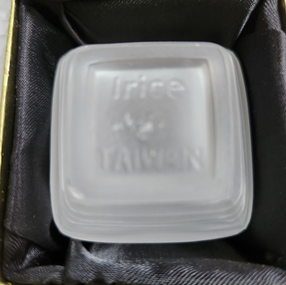 VINTAGE I. W. RICE & CO Crystal Glass Perfume Bottle - Never Used, In Box - Picture 6 of 9